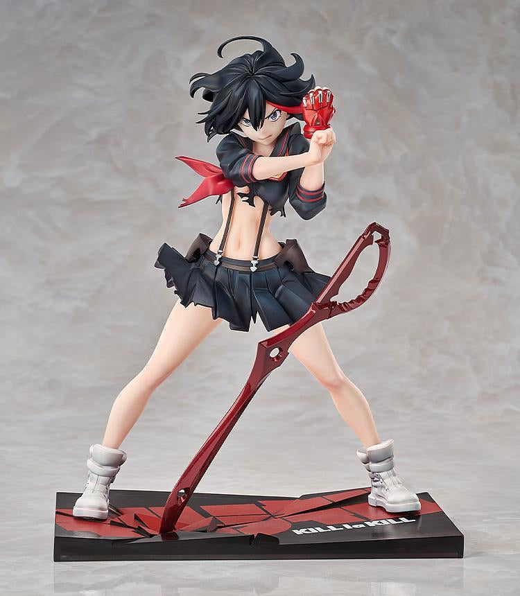 The Ryuko Matoi 1/7 scale figure in a standard action pose against a neutral, bright background, showcasing the full sculpt.