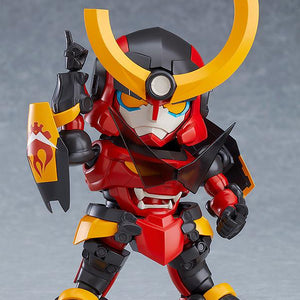 Front action pose of Moderoid Gurren Lagann pointing up with index finger raised