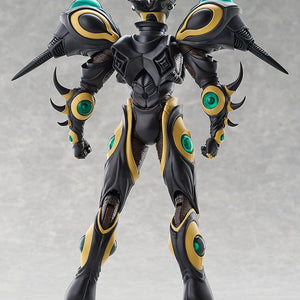 Rear view of the Gigantic Dark figma highlighting the spinal plating and the specialized mechanical design of the back armor.