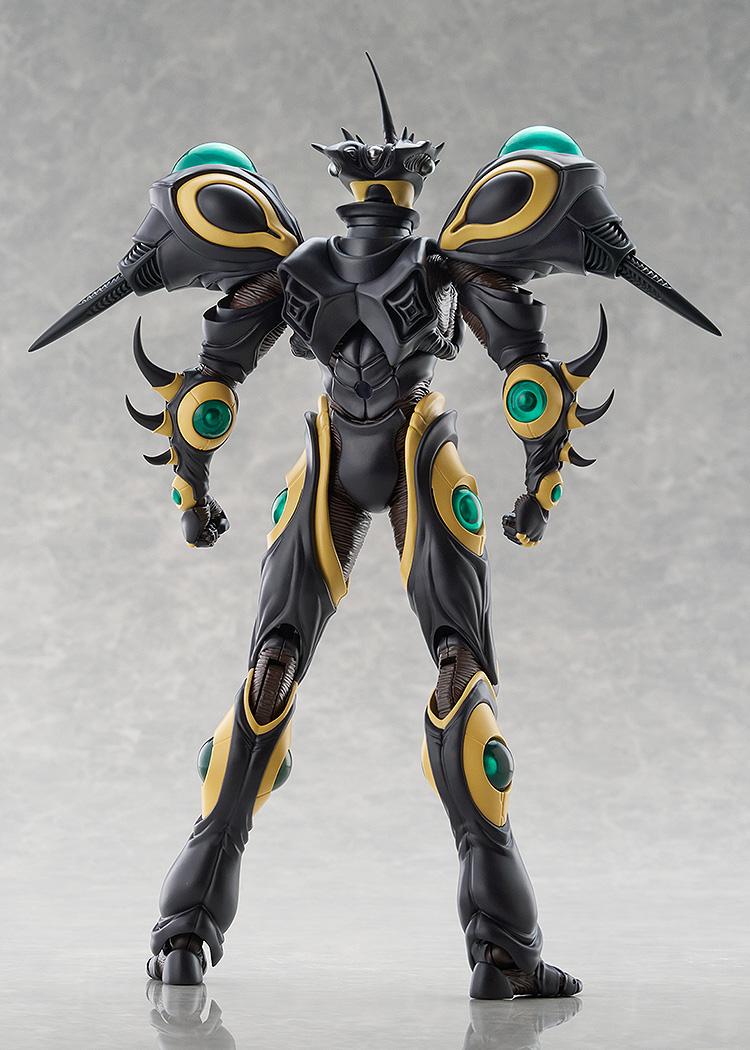 Rear view of the Gigantic Dark figma highlighting the spinal plating and the specialized mechanical design of the back armor.