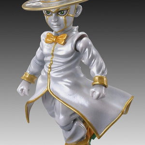 Close-up detail of the Heaven's Door stand figure included in the Rohan Kishibe action figure set.
