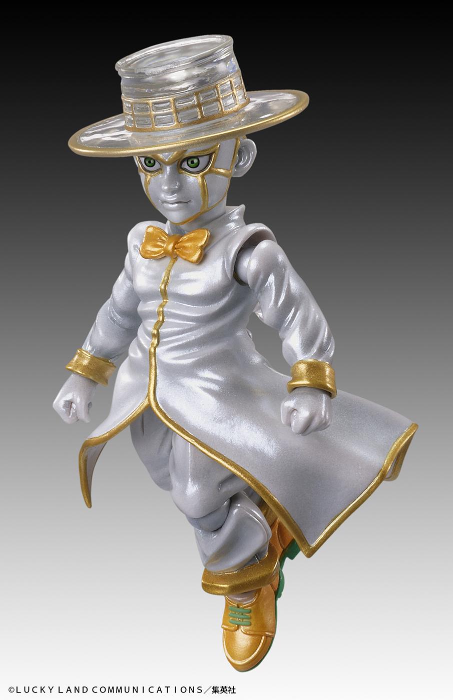 Close-up detail of the Heaven's Door stand figure included in the Rohan Kishibe action figure set.