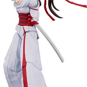 Yamada Asaemon Sagiri figma action figure from Hell's Paradise: Jigokuraku in a sword-drawing pose.