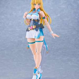 Honey Kisaragi model kit showcasing high articulation in a natural standing pose with a soft smile.