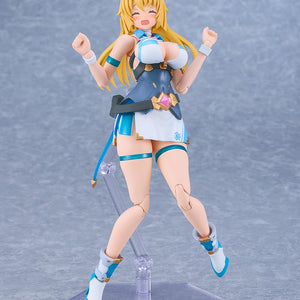 Honey Kisaragi plastic model featuring a distressed face plate and expressive hand gestures.