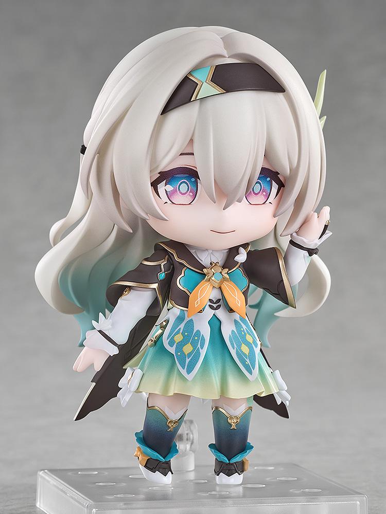Firefly Nendoroid figure with gentle face plate waving hand