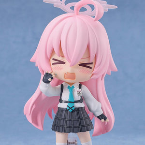 Hoshino Takanashi Nendoroid figure featuring a comical panicked face plate with tear details and blushing cheeks.