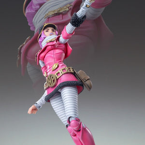 Dynamic action pose of Hot Pants using the Cream Starter spray canister with translucent pink effect parts.