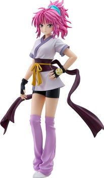 Full-length front view of the Machi Pop Up Parade figure from Hunter x Hunter standing in a signature pose with a white background.