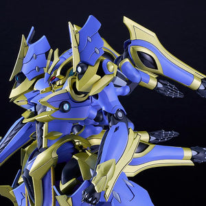 Side profile of the Ikaruga Silhouette Knight detailing the four back-mounted sub-arms.