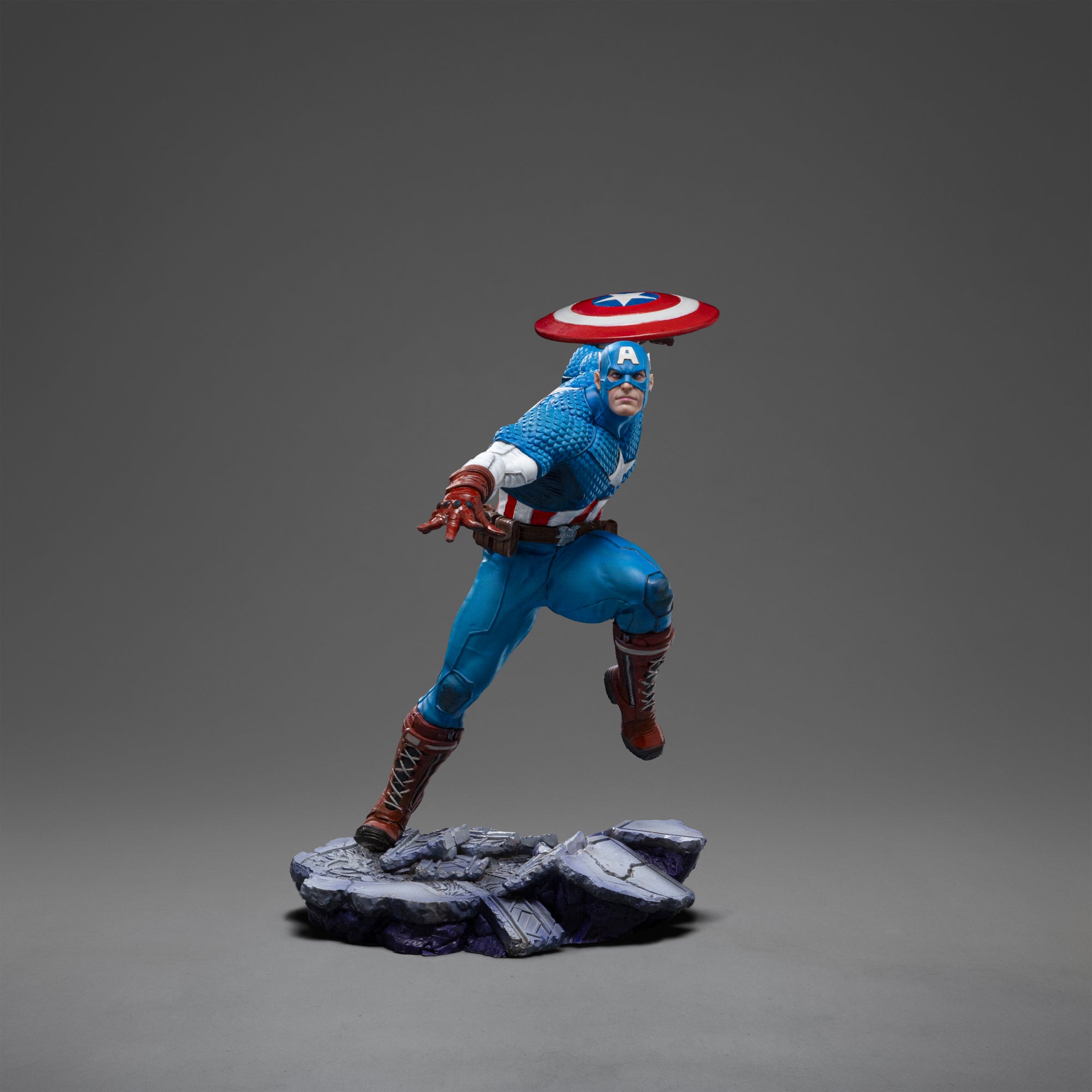 Iron Studios Captain America Infinity Gauntlet Statue Front