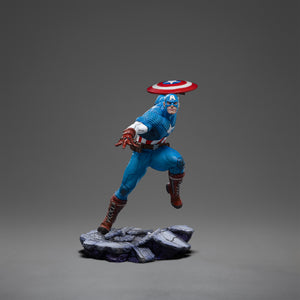 Iron Studios Captain America Infinity Gauntlet Statue Front