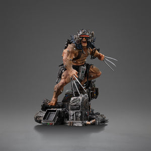 Iron Studios Weapon X Wolverine Statue Front Helmet