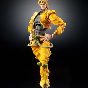Medicos Super Action Statue of Dio Brando from JoJo's Bizarre Adventure Stardust Crusaders in a full-body pose with hands on hips.