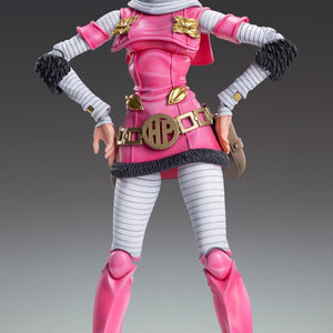 Front view of the Hot Pants figure with hands on hips, showcasing the character's unique helmet and aesthetic.
