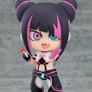 Full-body standing pose of the Juri-chan Nendoroid figure on a transparent base.