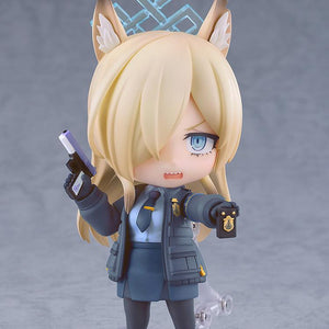 Kanna Ogata Nendoroid action figure holding her No. 17 Valkyrie Standard Handgun and Police I.D. card.