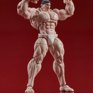 Kaoru Hanayama figure in a double-bicep flexing pose showing high articulation.