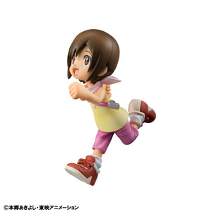 Side view of the Kari Kamiya figure, showing the high level of detail in her expression and character design.