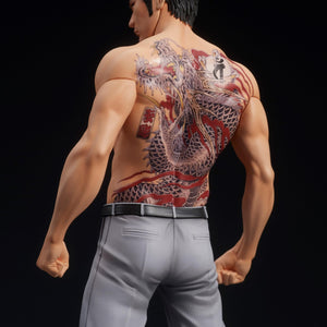 Kazuma Kiryu Digsta Figure Dragon Tattoo Detail Close Up