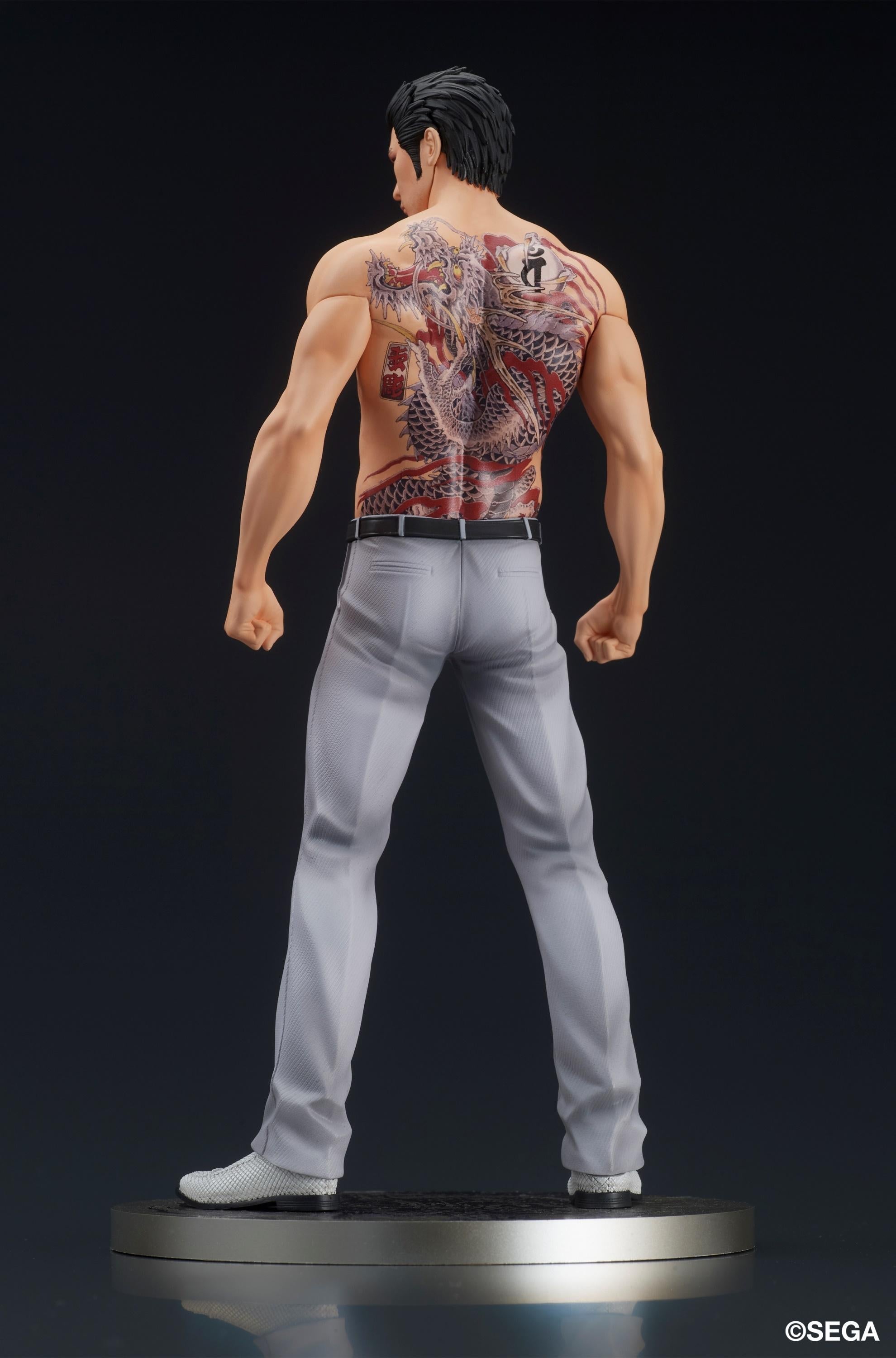 Kazuma Kiryu Digsta Figure Back View Tattoo