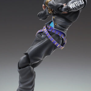 Articulated Keicho Nijimura figure in a dynamic leaning pose with arms crossed, highlighting the Super Action Statue joints.