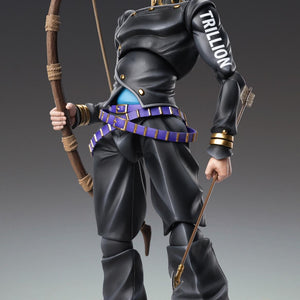 Keicho Nijimura Super Action Statue holding the bow and stand-creating arrow accessories from Diamond is Unbreakable.