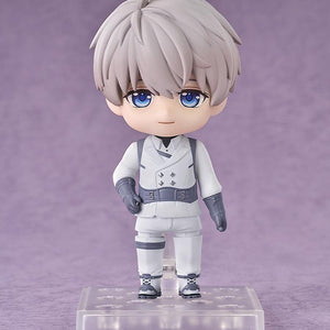 Clean studio shot of the Xavier Nendoroid on its articulated display stand.