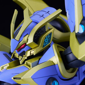 Close-up of the Ikaruga head sculpt showing the newly molded horns inspired by the light novel design.