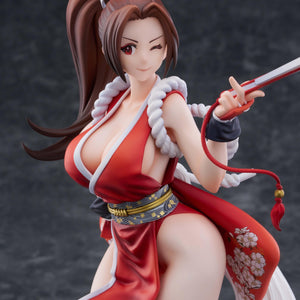 Profile view of the interchangeable winking face part for the King of Fighters XV Mai Shiranui statue.