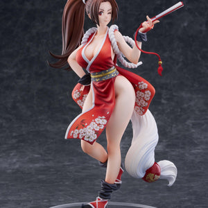 Frontal view of the Limited Edition Mai Shiranui figure featuring the exclusive winking expression part.
