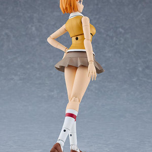 Side and back profile of the Mai Tokiha PLAMATEA model showing articulation points and details.