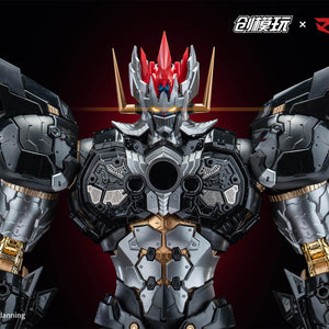 Close-up of the Mazinkaiser chest armor revealing detailed internal mechanical components.