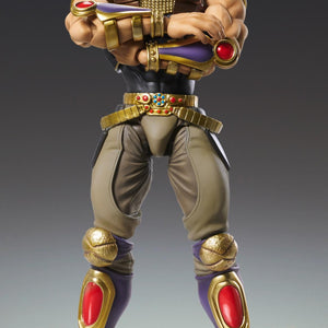 Medicos Raoh action figure standing confidently with arms crossed over his chest against a studio gray background.