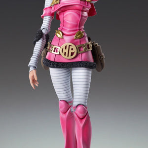Hot Pants action figure in a casual pose with one hand touching her gold-accented helmet.