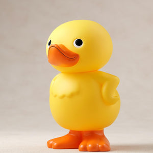Three-quarter front-left view of the GA-KO soft vinyl duck coin bank from Metal Gear Solid Delta Snake Eater.