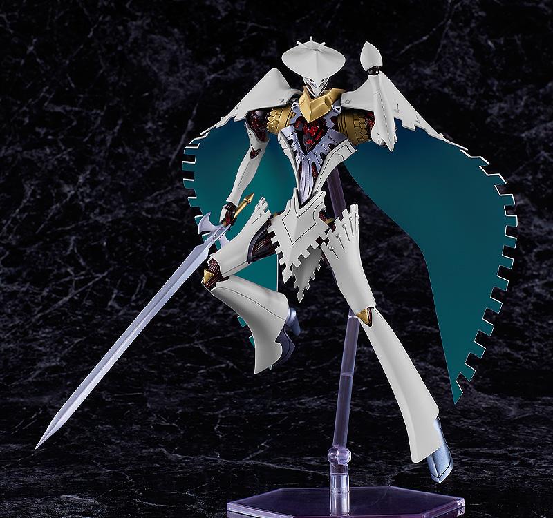 Close-up of the Seeker model kit holding the Resonant Vessel accessory from the video game.
