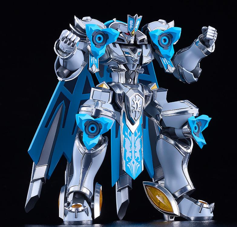 Moderoid Gilbatiga Royal Metallic Version displaying the Blast Howling Madou Armament configuration with deployed chest and knee cannons.