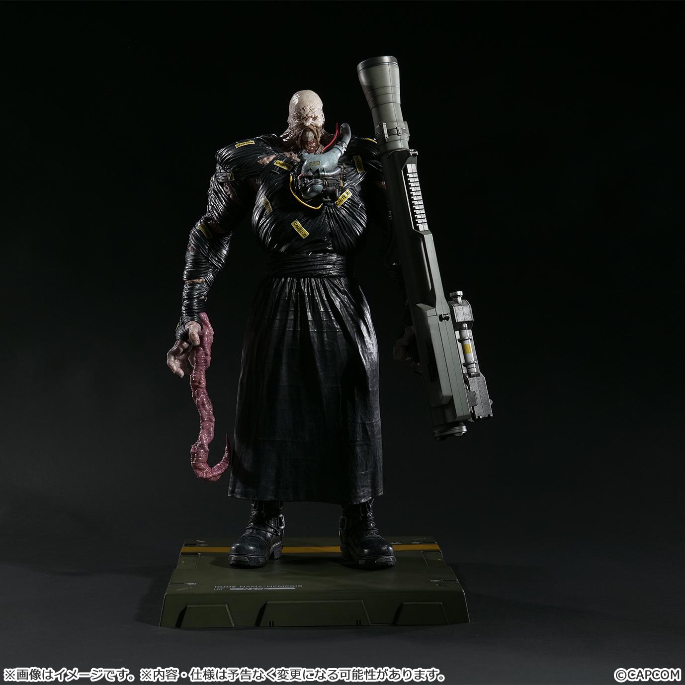 Nemesis Creator's Model shown with both the rocket launcher and tentacle accessories equipped for a multi-option display.