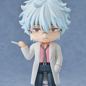 Ginpachi Sakata Nendoroid in a classroom-ready pose holding a piece of chalk.