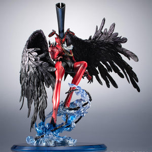 Front view of Game Character Collection DX Arsene 30th Anniversary Edition figure with wings outstretched and clawed hand raised.