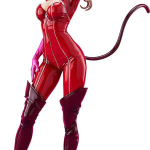 Front view of the Panther Pop Up Parade L figure from Persona 5 Royal, featuring Ann Takamaki in her red latex Phantom Thief jumpsuit.