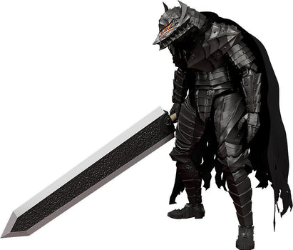 Max Factory PLAMATEA Guts in Berserker Armor plastic model kit holding the Dragon Slayer sword on a clean white background.