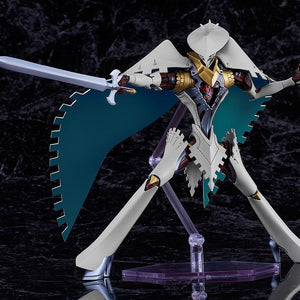 The Seeker model kit in a forward-leaning combat stance with its sword drawn.
