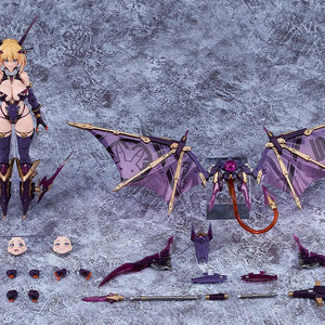 Overview of the complete PLAMAX Sophia F. Shirring: Vampire Ver. set, including all face plates, hands, drones, and weapon parts.