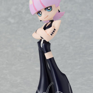 Full-body front angle of the Pop Up Parade Polyurethane figure with crossed arms in a black two-piece outfit and flared leg warmers.
