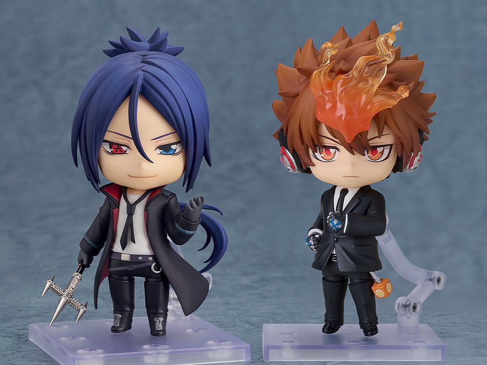 Mukuro Rokudo Ten Years Later Nendoroid displayed side-by-side with Tsunayoshi Sawada Nendoroid.