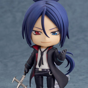 REBORN! Mukuro Rokudo Ten-Years-Later Ver. Nendoroid figure standing with confident faceplate and trident on display base.