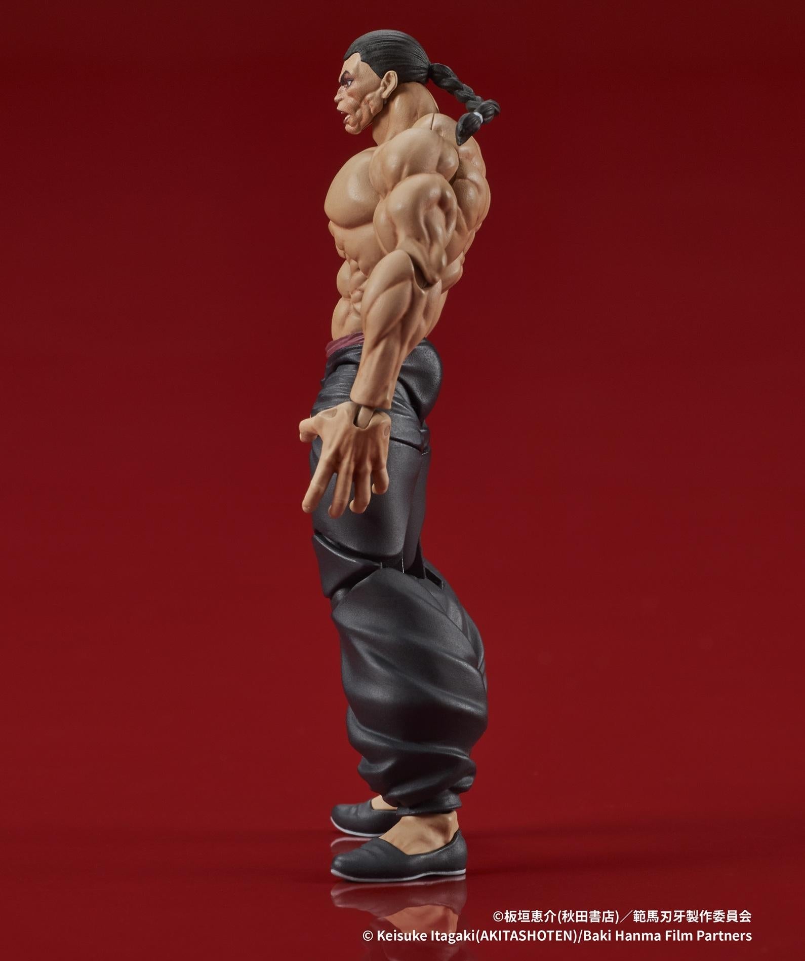 Retsu Kaioh Dig Action Figure Braid And Side View