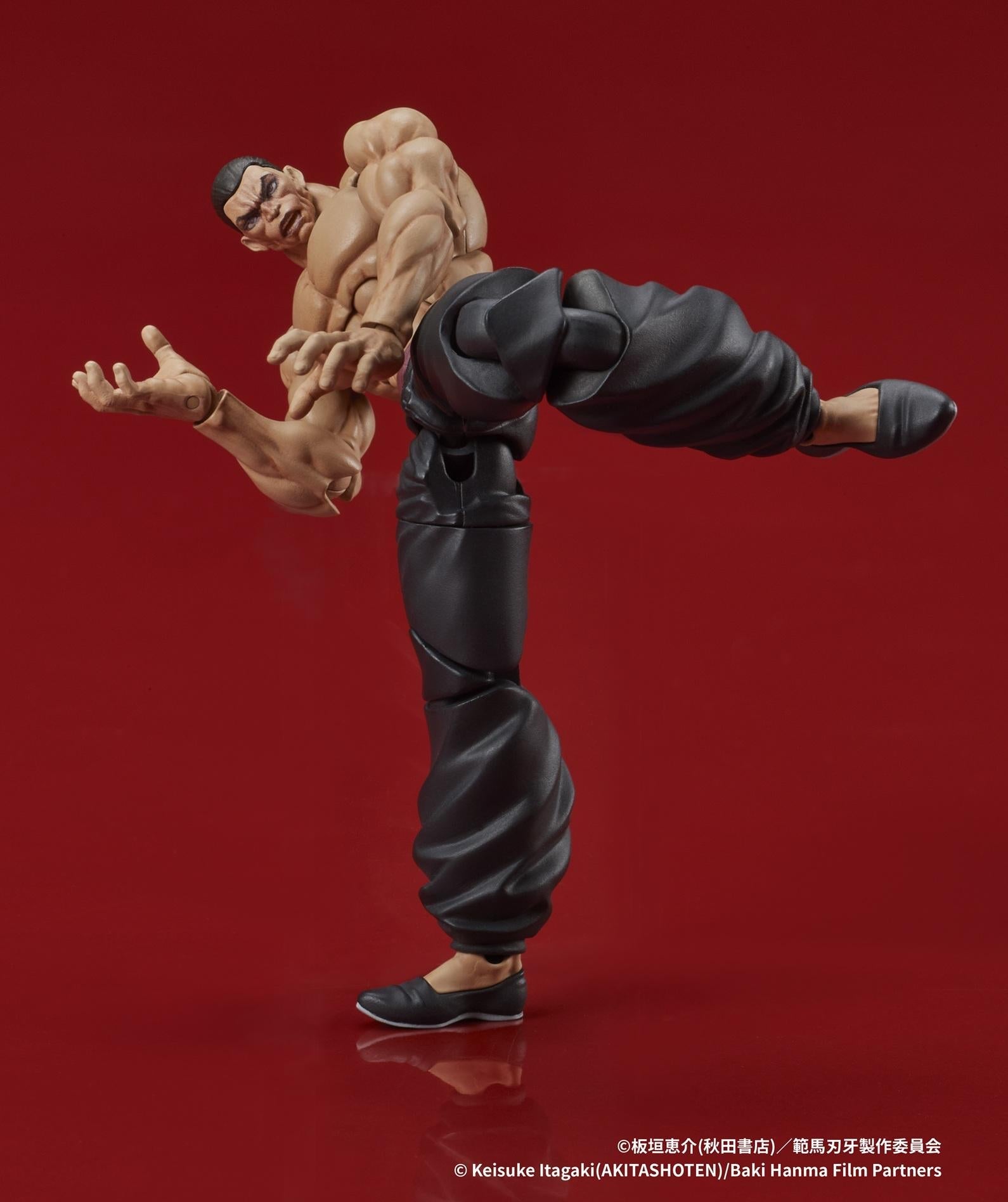 Retsu Kaioh Dig Action Figure High Kick Action Pose